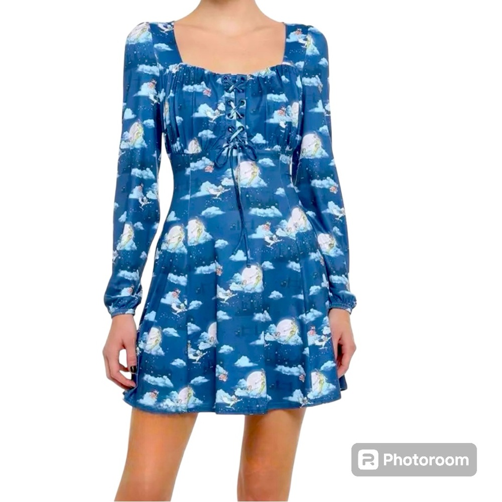 Disney Peter Pan and Tinkerbell London Sky Dress